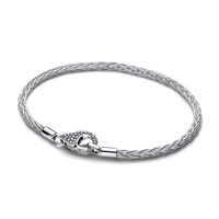Bracciale Pandora Donna Charm Holders in Argento Cubic Zirconia